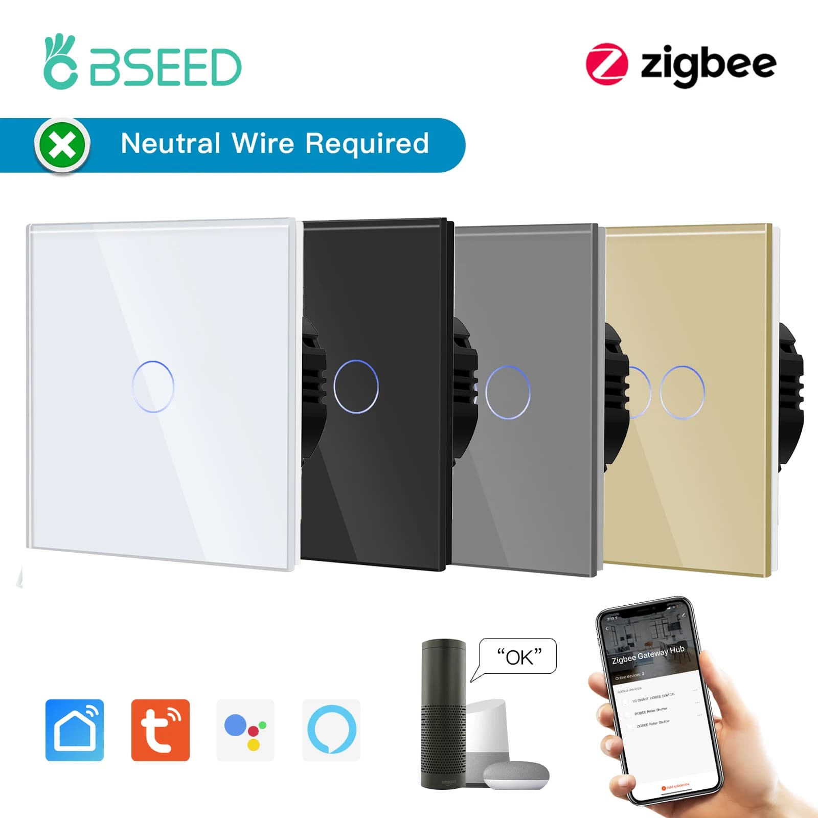 Smart Zigbee Touch Light Switch for Airbnb & STR Tech Upgrades