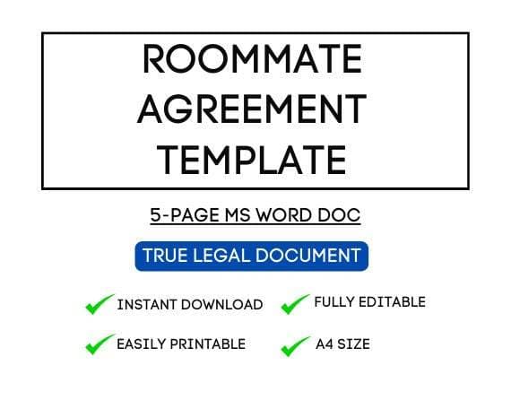 Roommate Agreement Template for Airbnb & STR Hosts