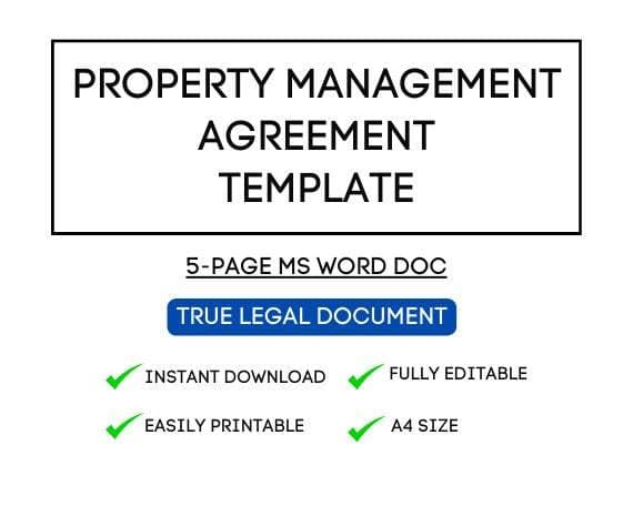 Airbnb Property Management Agreement Template for STR Hosts