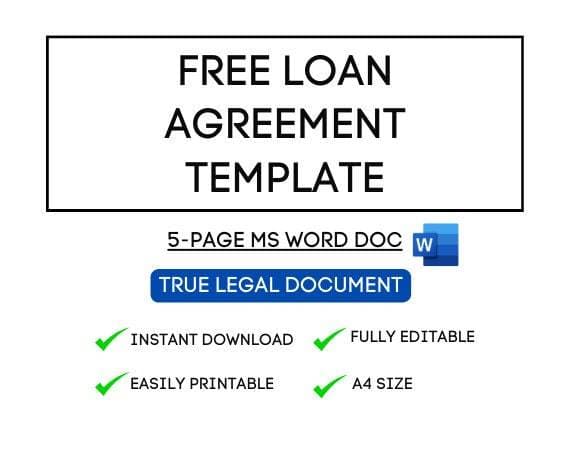 Loan Agreement Template for Airbnb Hosts & STR Operators
