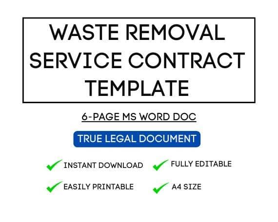Waste Removal Service Contract for Airbnb Hosts