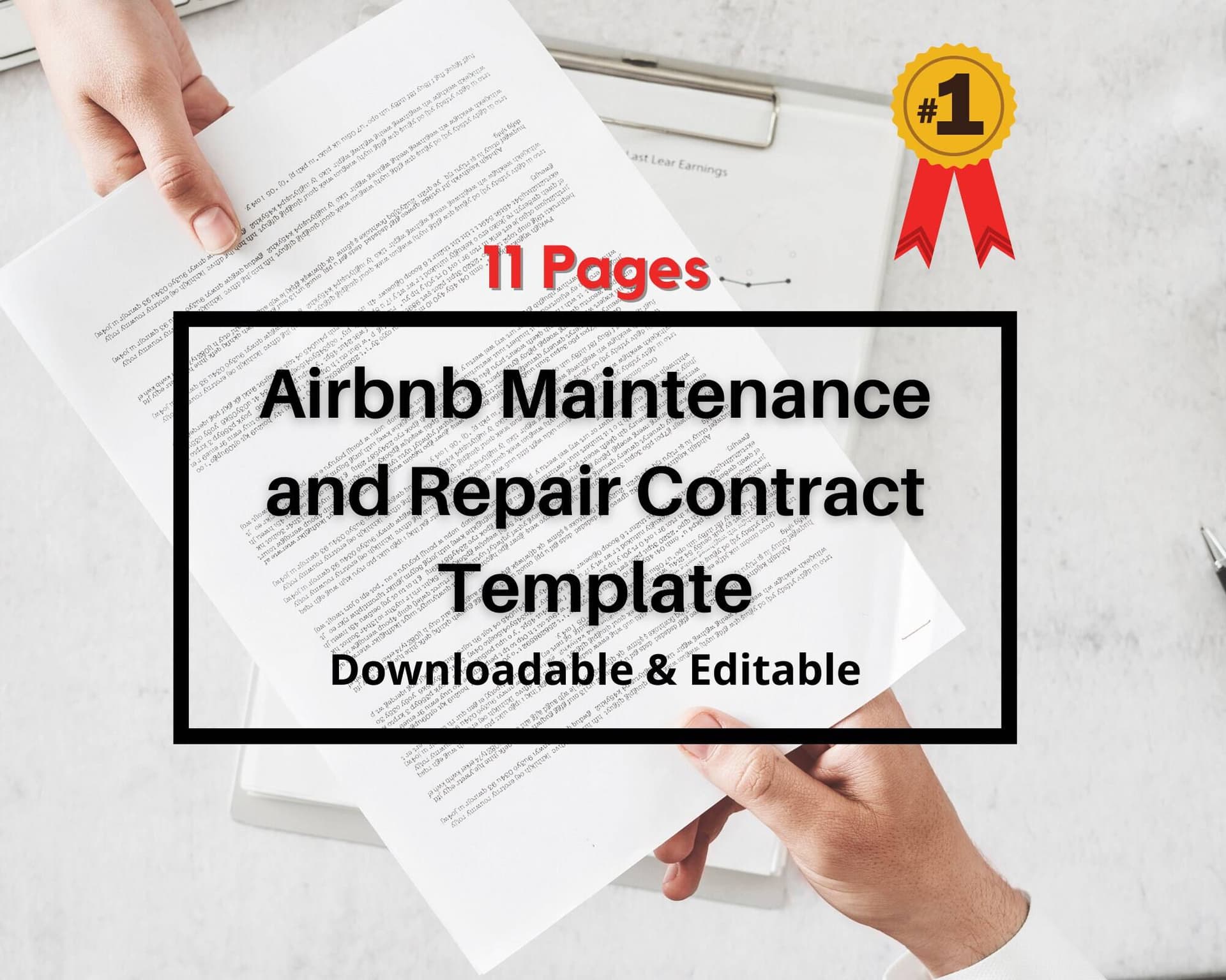 Airbnb Maintenance Contract Template for STR Hosts