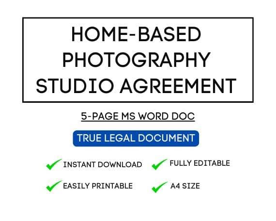 Home-Based Photography Contract for Airbnb Hosts