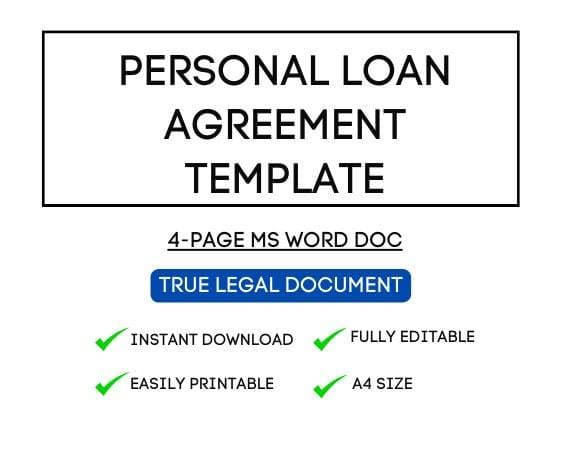 Customizable Loan Agreement Template for STR Hosts