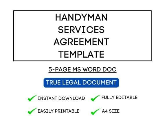 Handyman Contract Template for Airbnb & STR Hosts