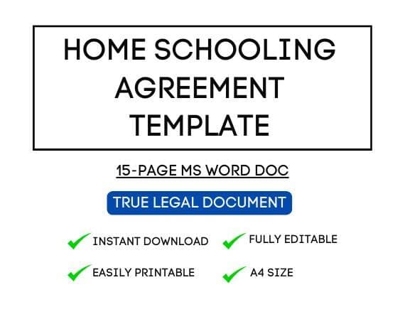 Home Schooling Agreement Template for Airbnb Hosts