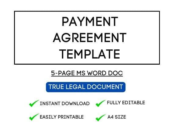 Payment Agreement Template for Airbnb Hosts and STRs