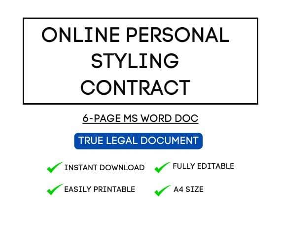Airbnb Styling Service Agreement Template for STR Hosts