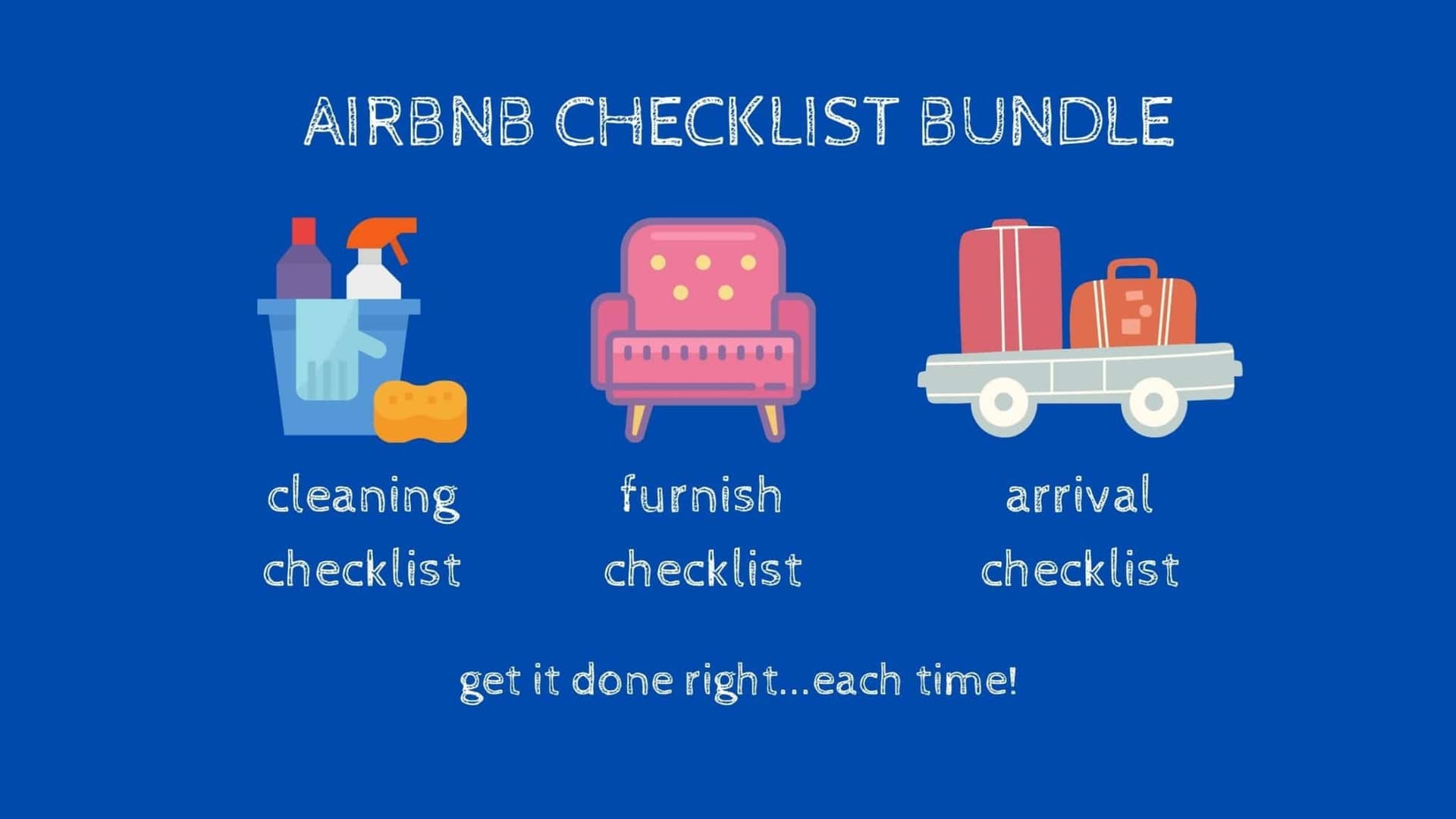 Short-Term Rental Checklist Bundle for Airbnb Hosts