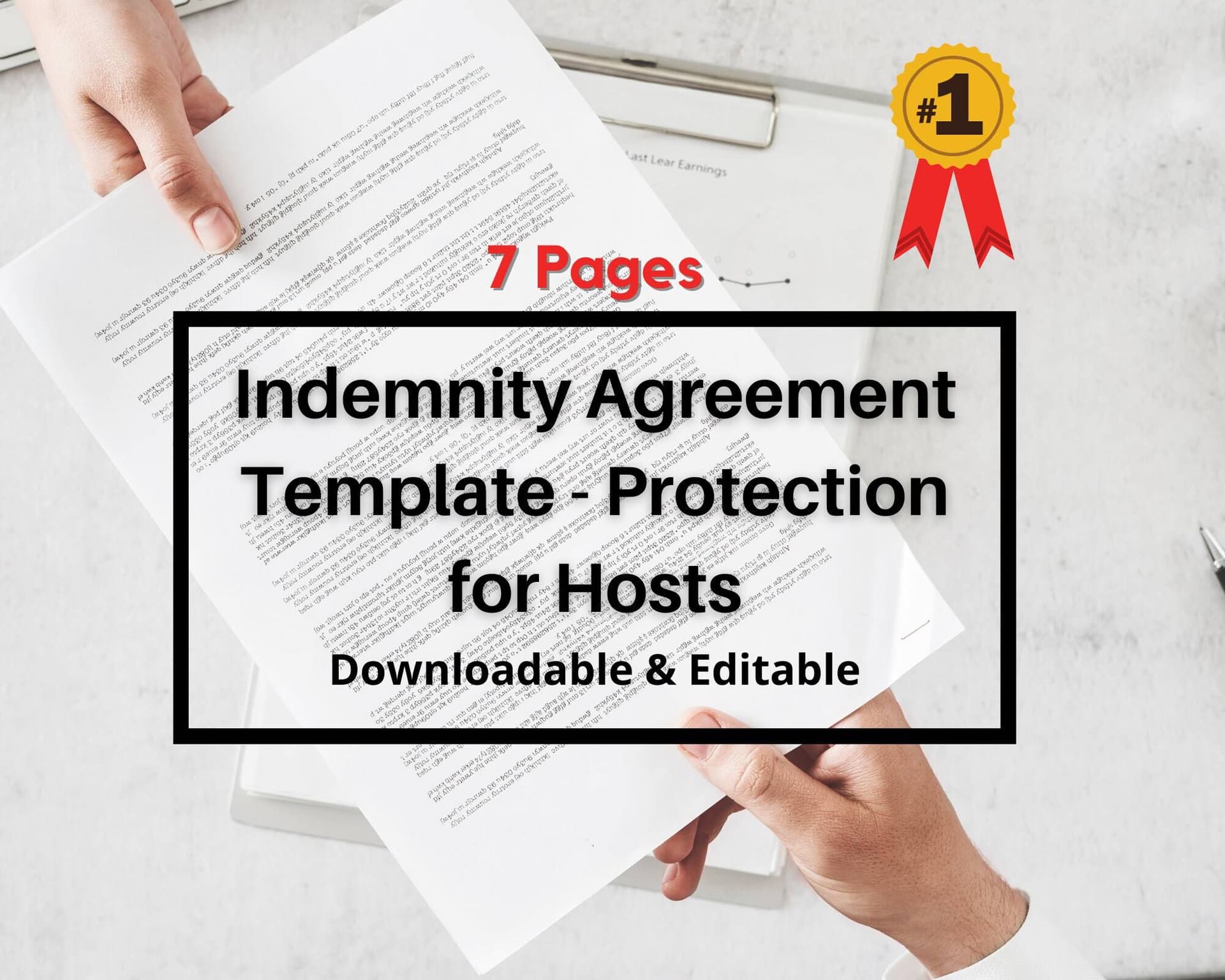 Comprehensive Indemnity Agreement for Airbnb Hosts