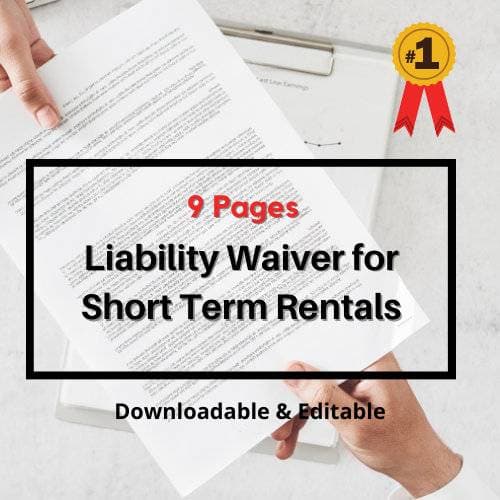 Comprehensive Liability Waiver Template for Airbnb Hosts