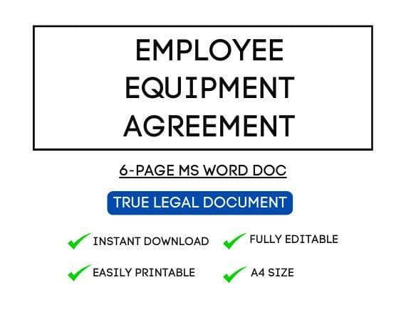 Airbnb Host Equipment Use Agreement Template for STR