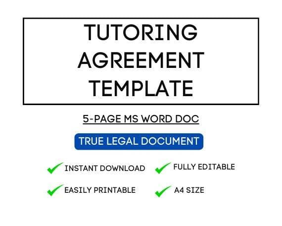 Streamlined Tutoring Agreement for Airbnb Hosts & STRs