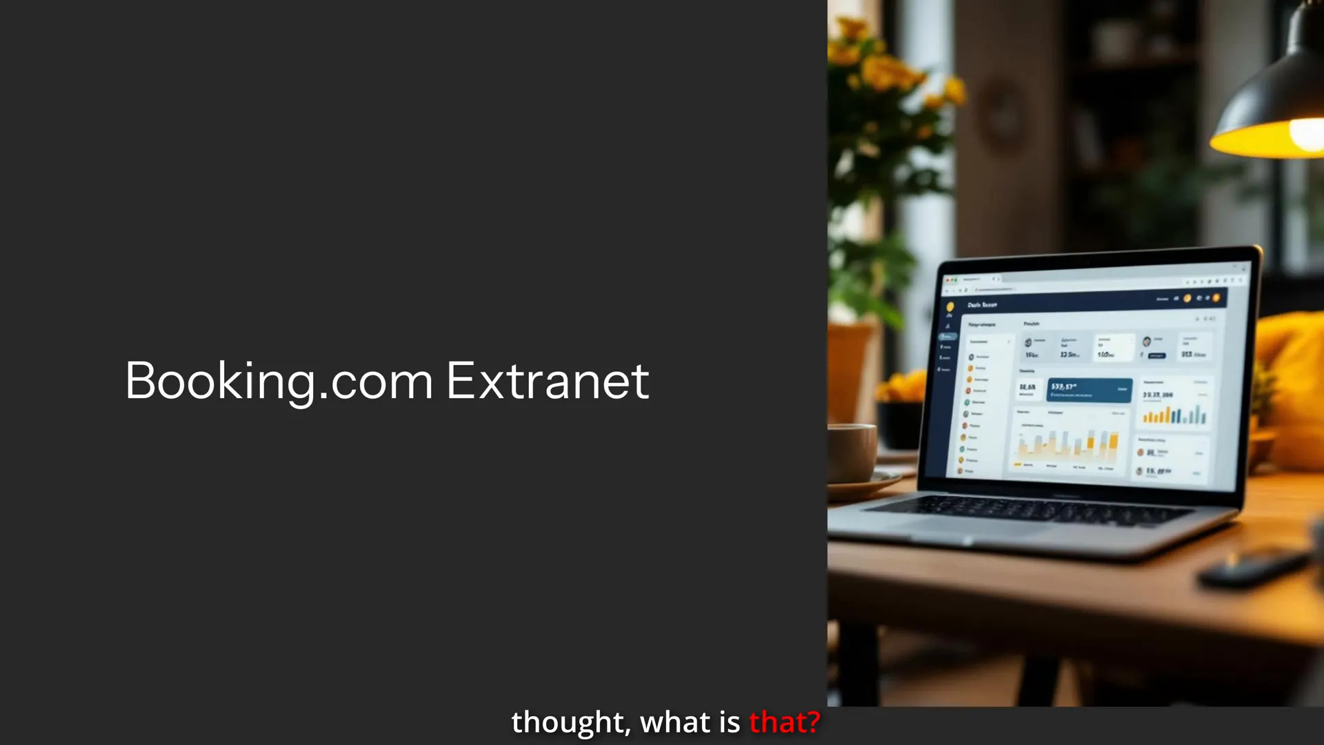 Booking.com Extranet login page
