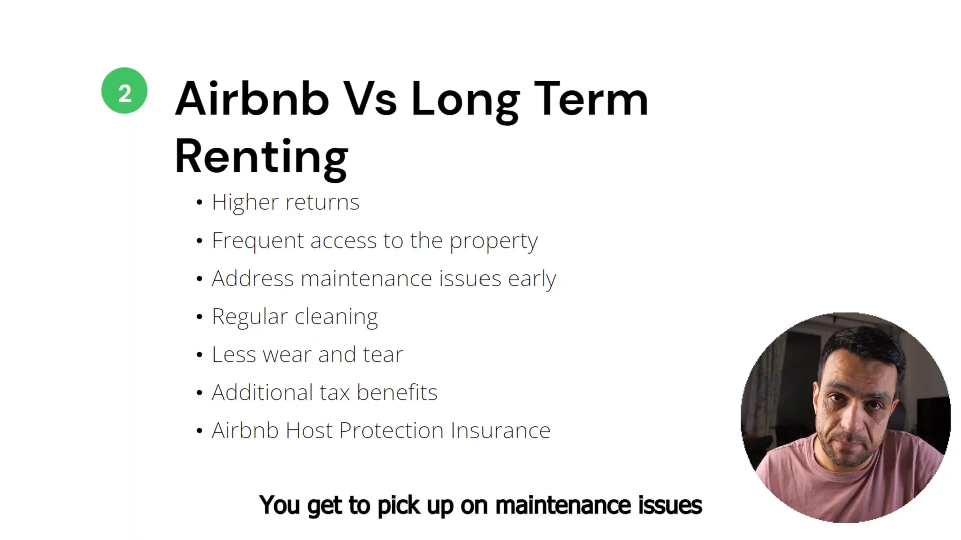 Address maintenance issues promptly