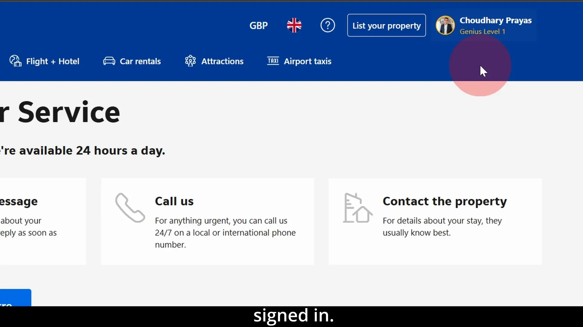 Easily access comprehensive support and property contact details—all from your secure, signed-in account.