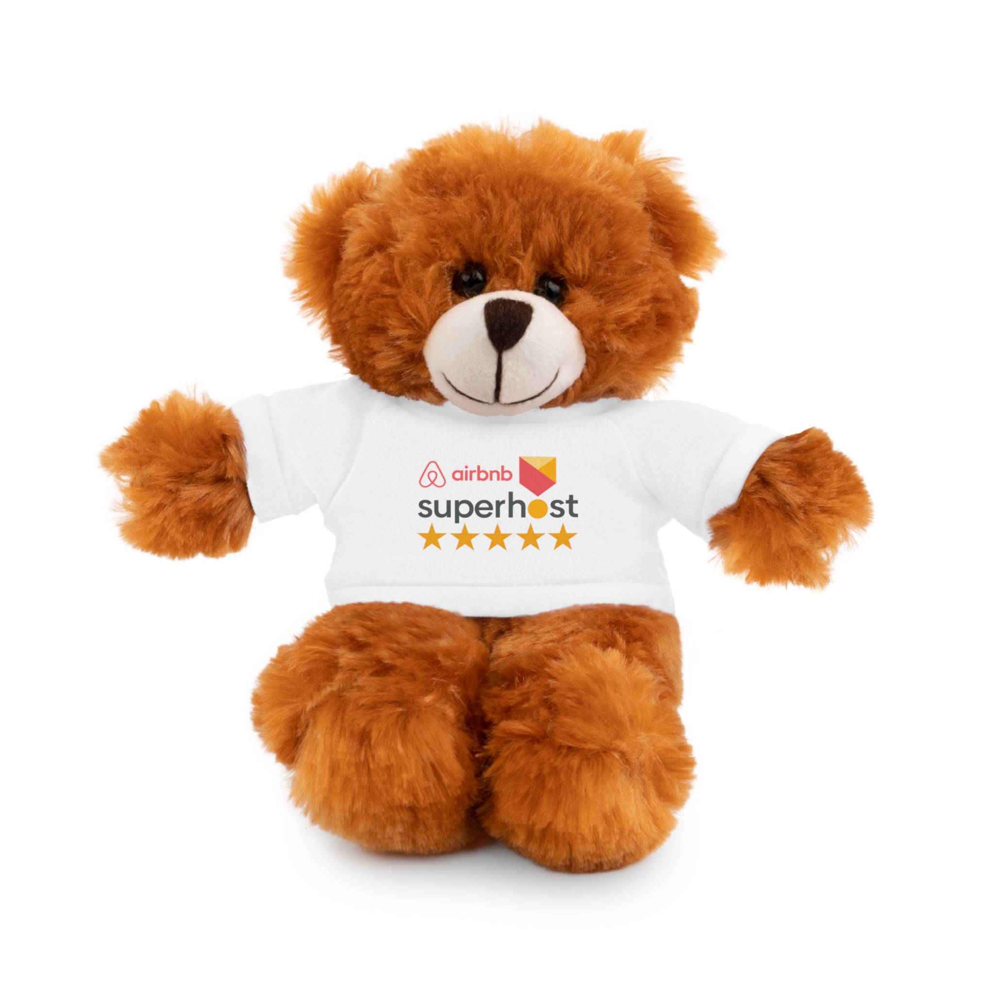 Airbnb Superhost Stuffed Animals with Tee