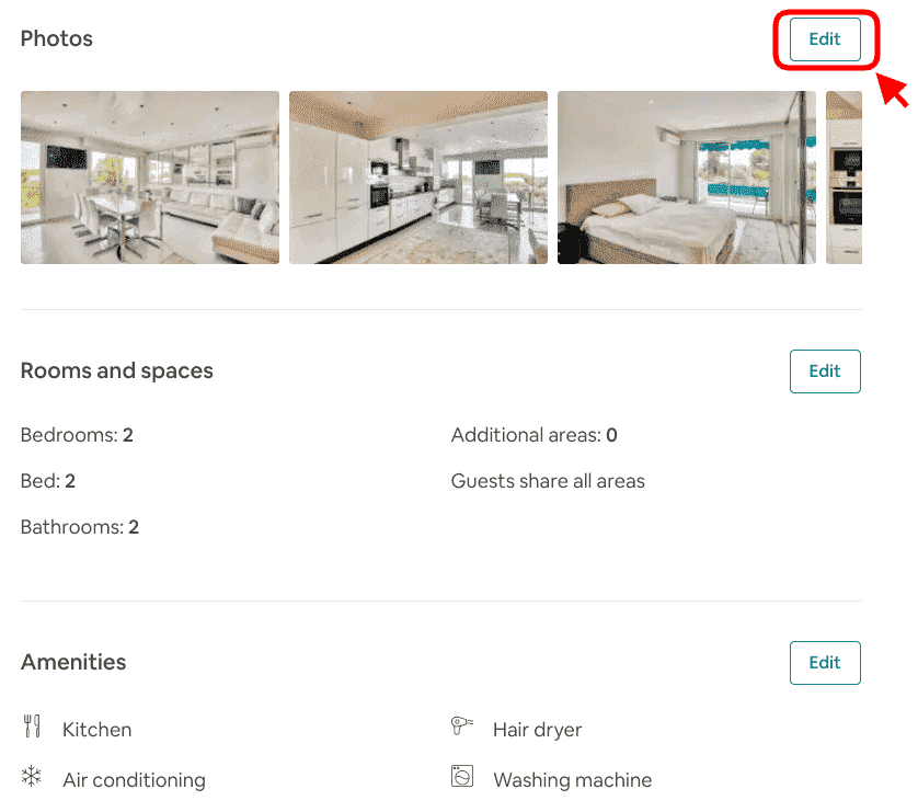 Airbnb Hosting A screenshot displaying the Airbnb hosting homepage featuring a room picture.