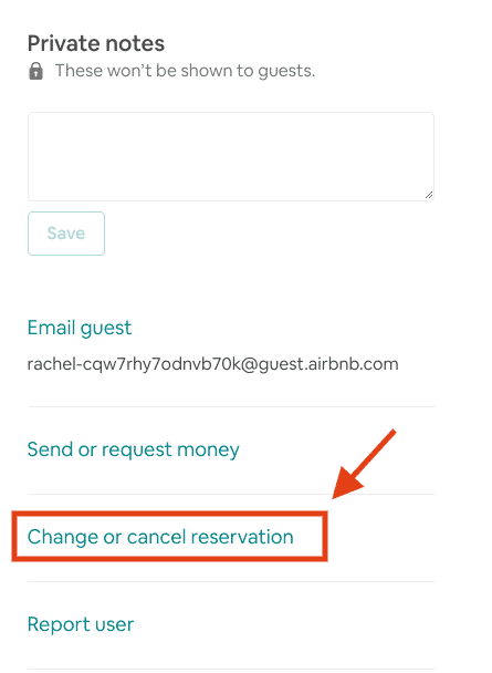 Ask money from Airbnb guest