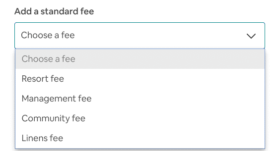 Set Airbnb linen fee