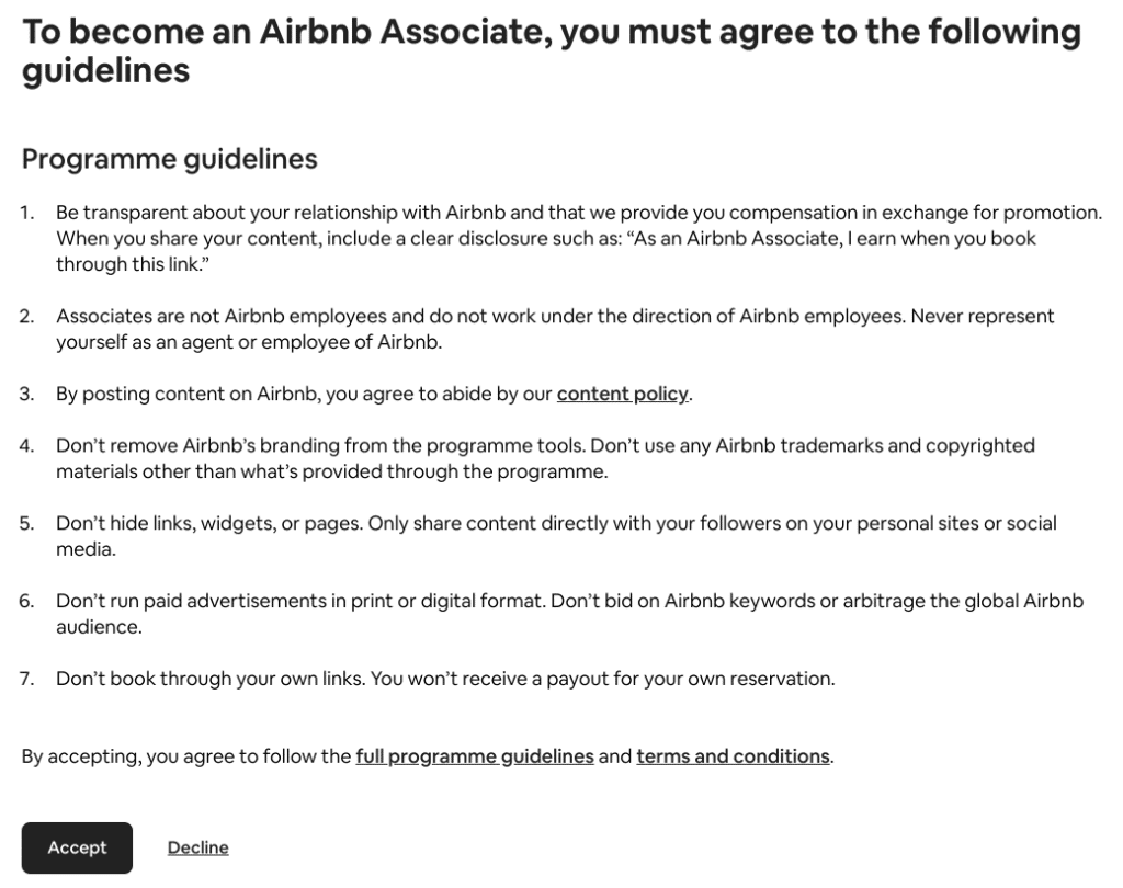 Airbnb associates