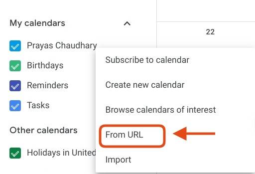 import airbnb calendar to google