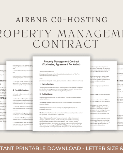 STR Editable Contract