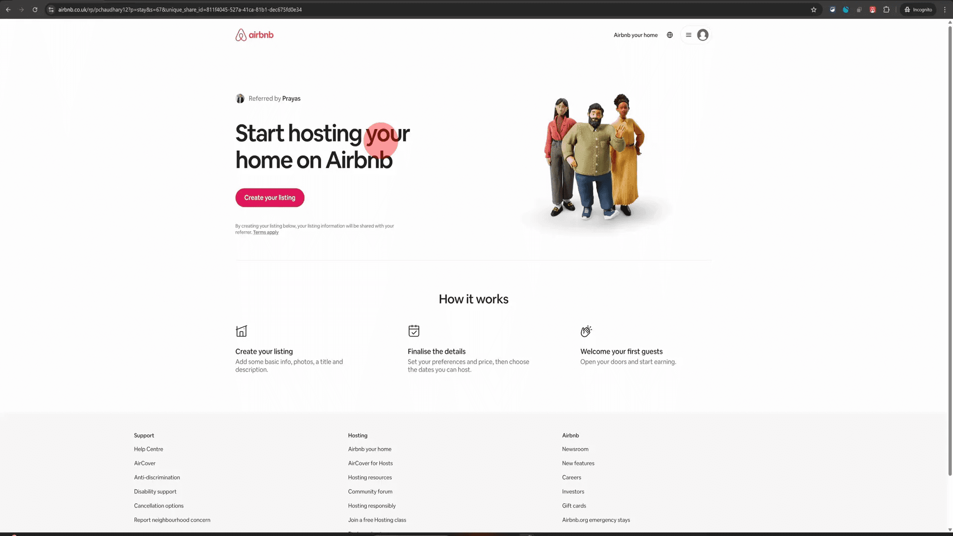 Creating your Airbnb listing