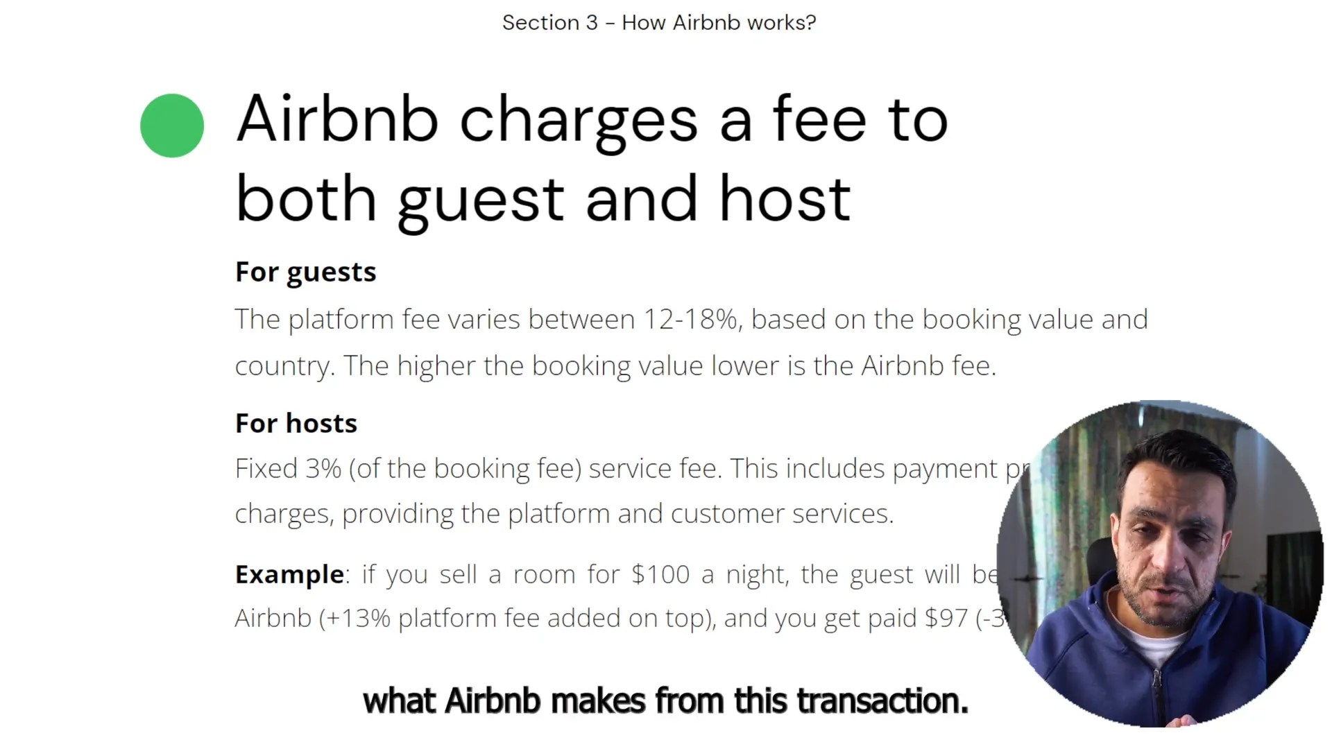 Airbnb fee structure