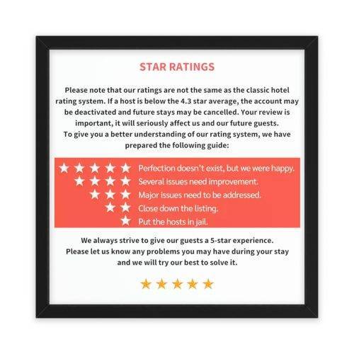 Star Rating Guidance for STR Guests (Airbnb, VRBO)