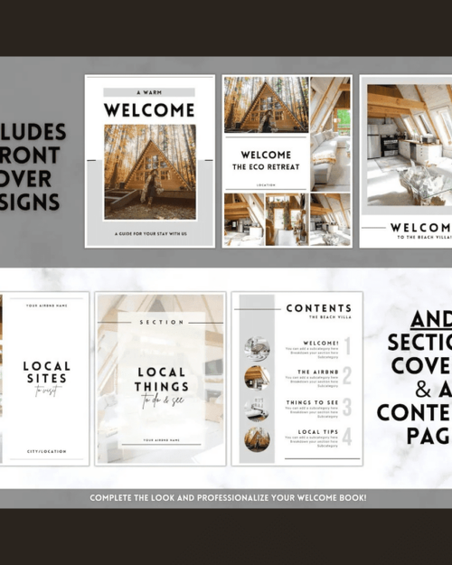 Airbnb Welcome Book Template