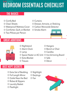 Airbnb Bedroom Checklist