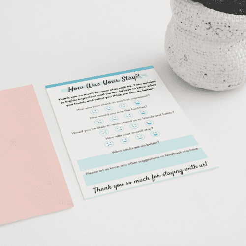 Airbnb Feedback Form Airbnb Feedback Form Template