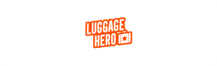 Airbnb Hosting Luggage hero logo on a white background with Airbnb Tips.