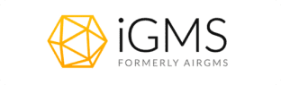 Airbnb Hosting The logo for igms, formerly known as Armas, a start-up specializing in Airbnb hosting.