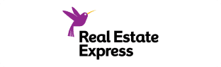 Airbnb Hosting Real estate express logo for Airbnb hosting.