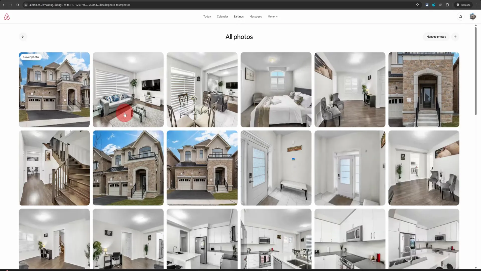 All Photos option in listing editor