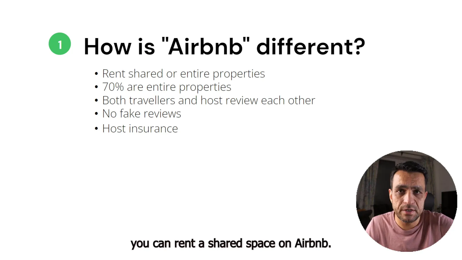 Illustration of a shared space on Airbnb