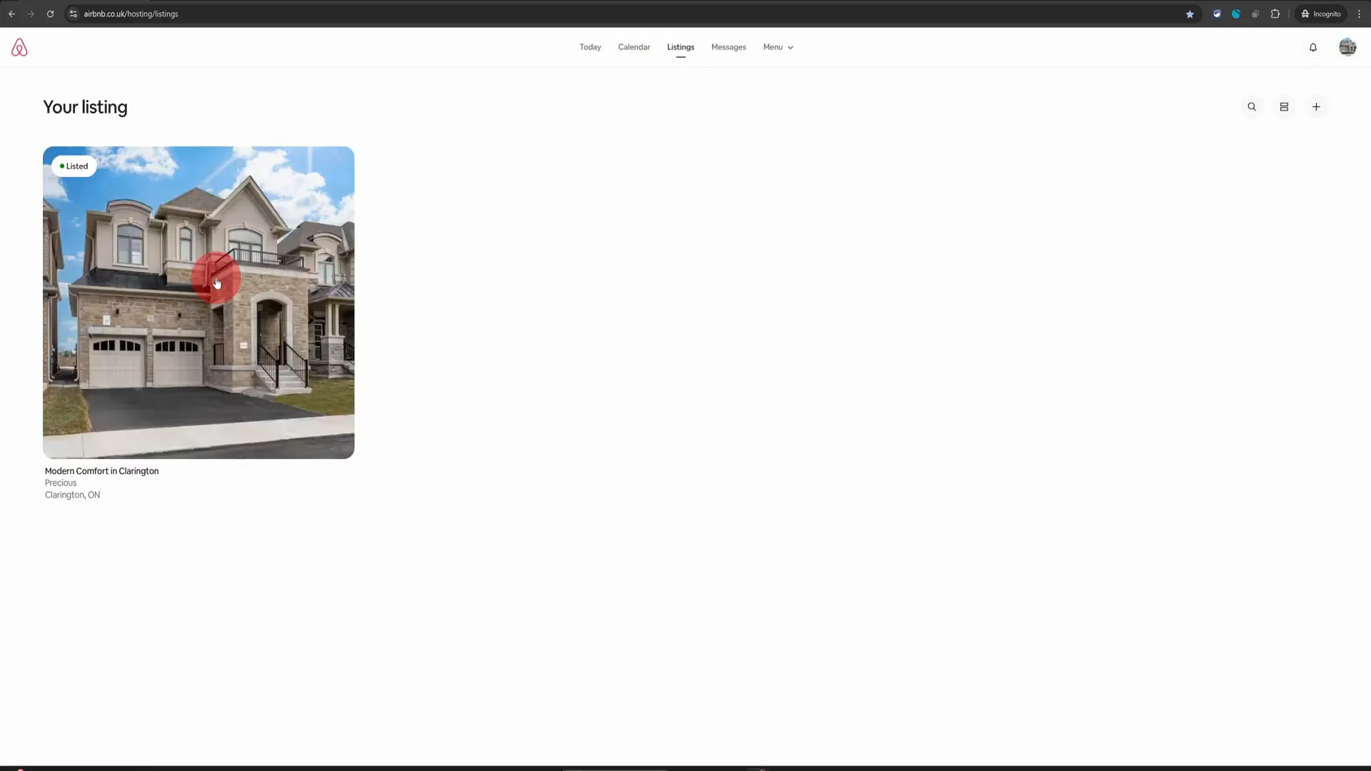Accessing listings
