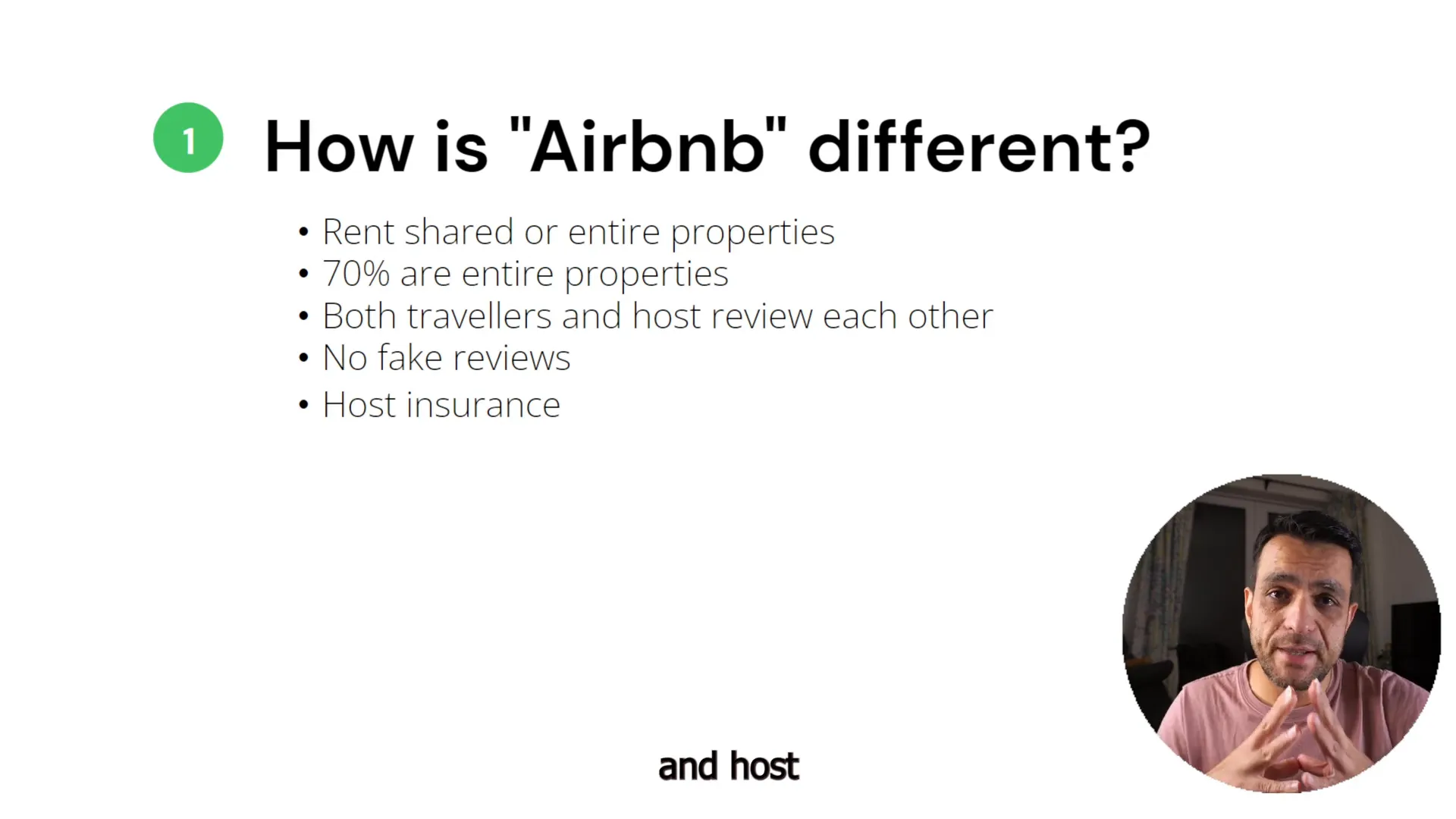 Example of Airbnb review system