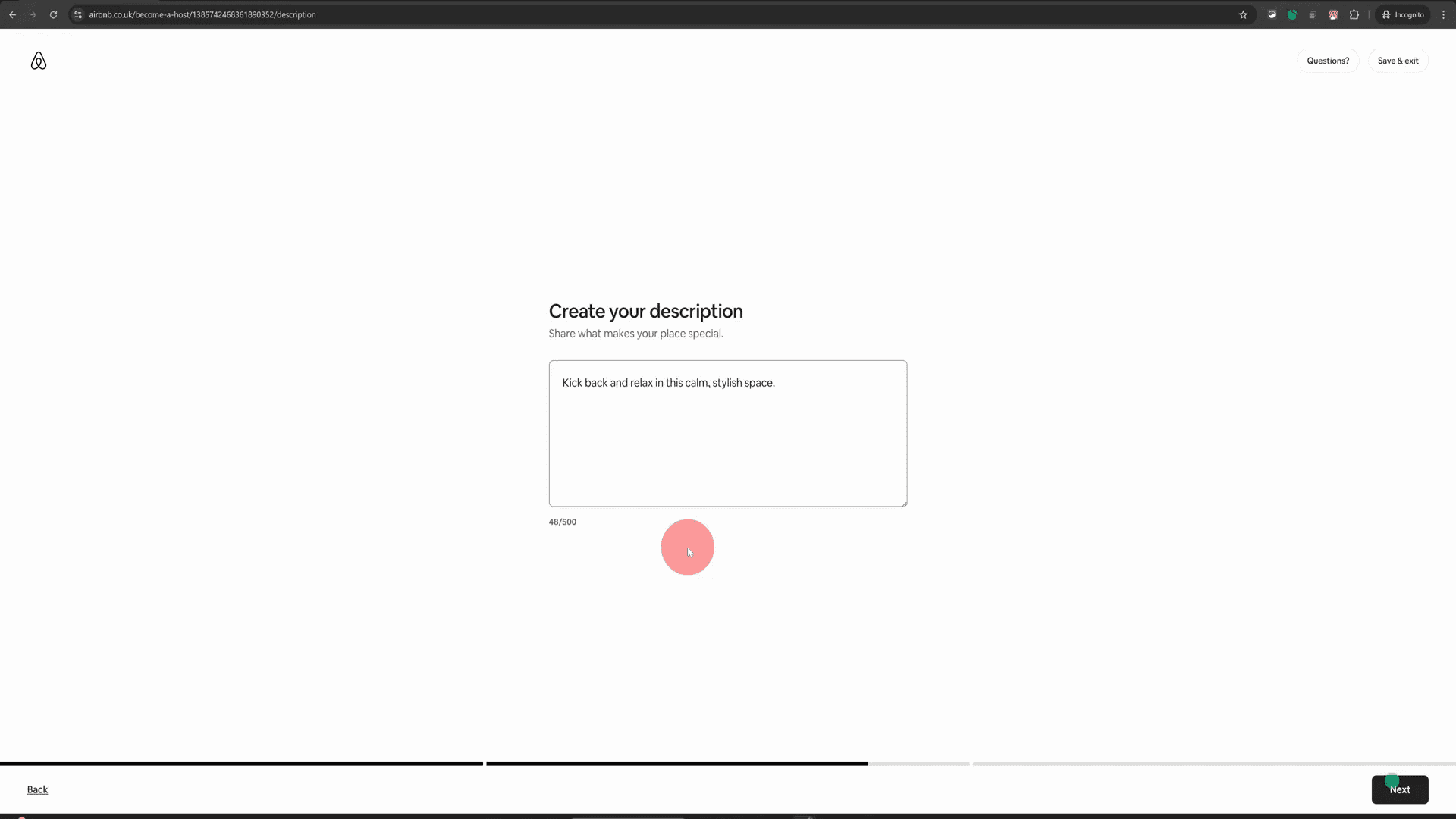 Writing a compelling description for your Airbnb