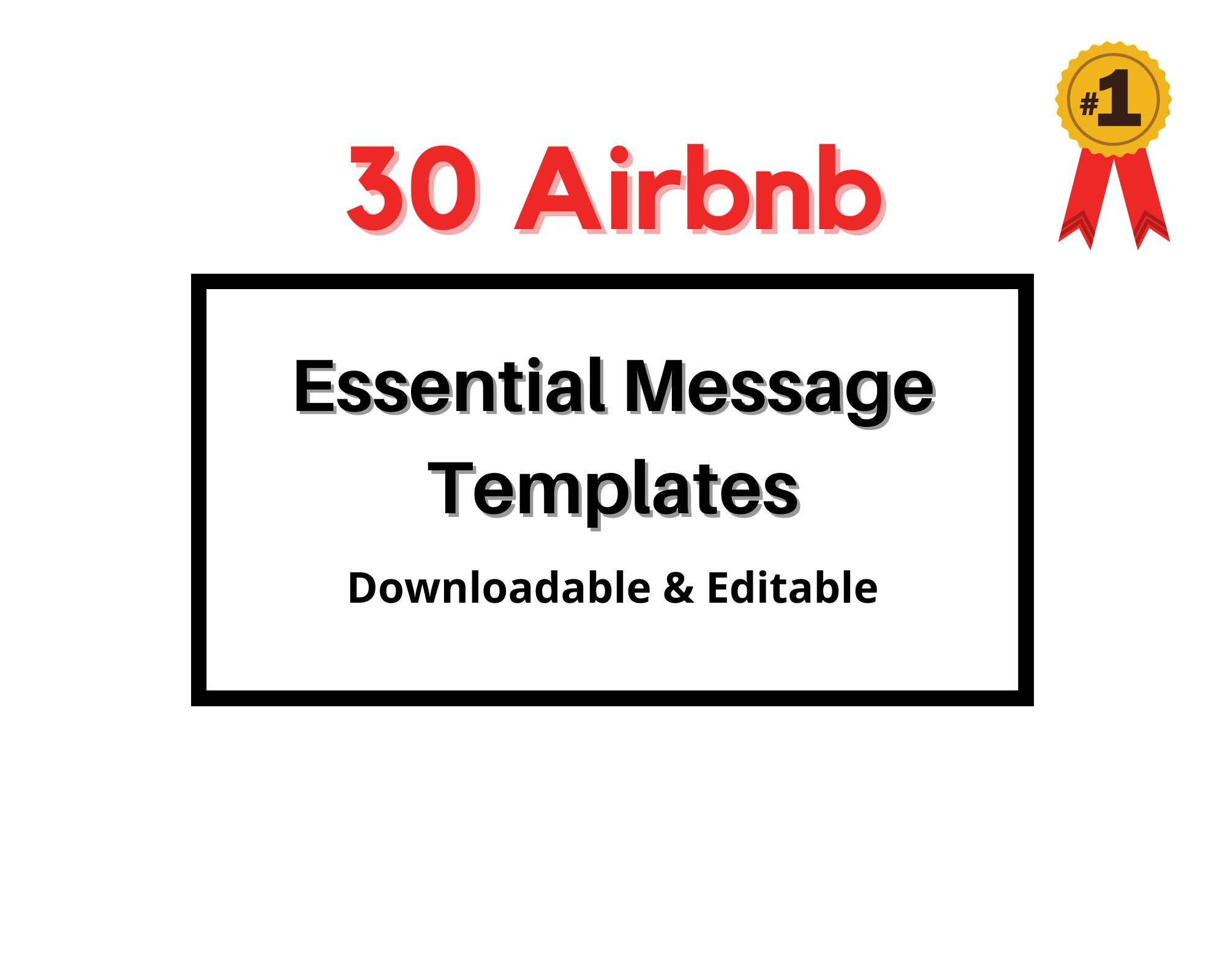 30 Essential Message Templates For Airbnb, VRBO Short-Term Rental Hosts