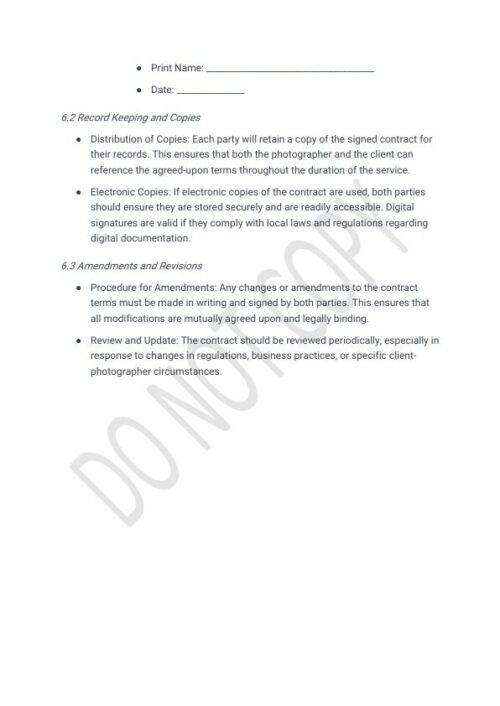 Event Photographer Contract Template STR Specialist Event Photographer Contract Template STR Specialist