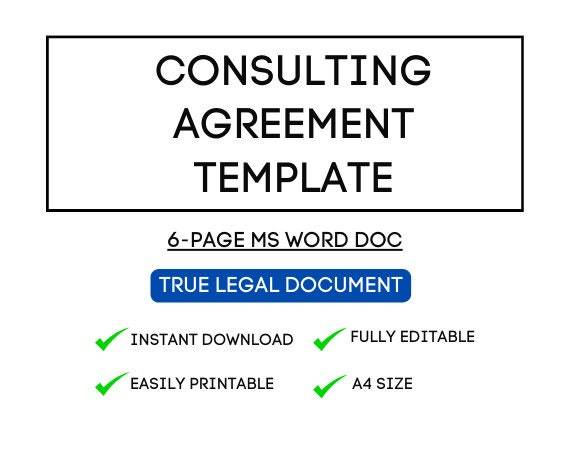 Consulting Services Agreement Template – Professional & Editable